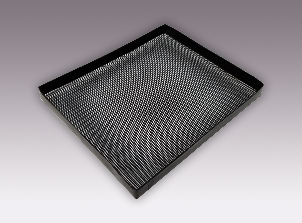 SNS141322 - PTFE Non-stick Fine Weave Mesh Basket 14.5" x 13.5" x 1" is FDA food safe for use in Turbo chef 100011 OEM Equivalent from Essentialware