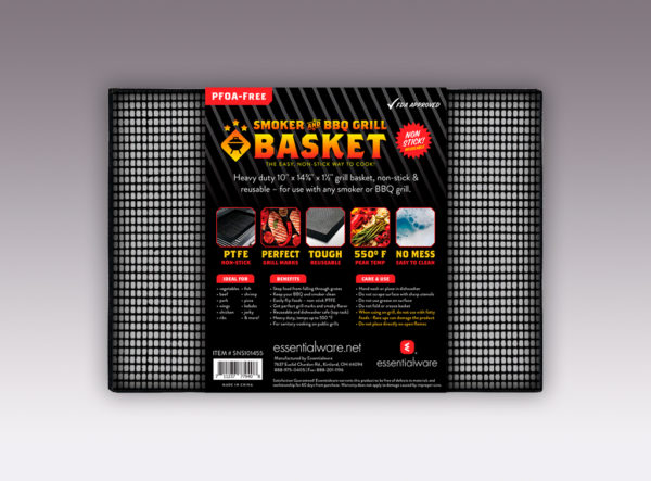 PTFE Non-stick Grill and Smoker Mesh Basket | 10