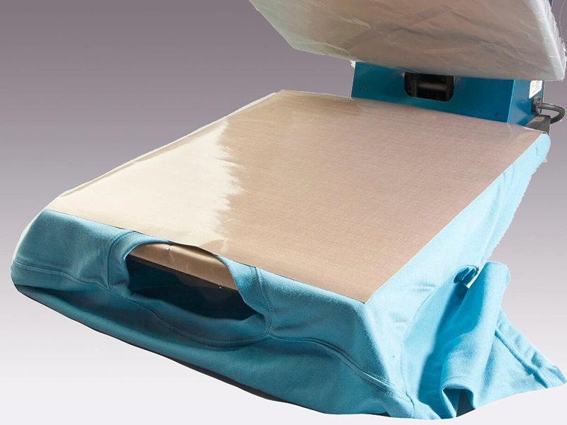 PTFE Non-stick Teflon Heat Press Cover Sheet Size 16" x 24" for heat press machines from Essentialware are reusable, waterproof, washable & can be cut to size
